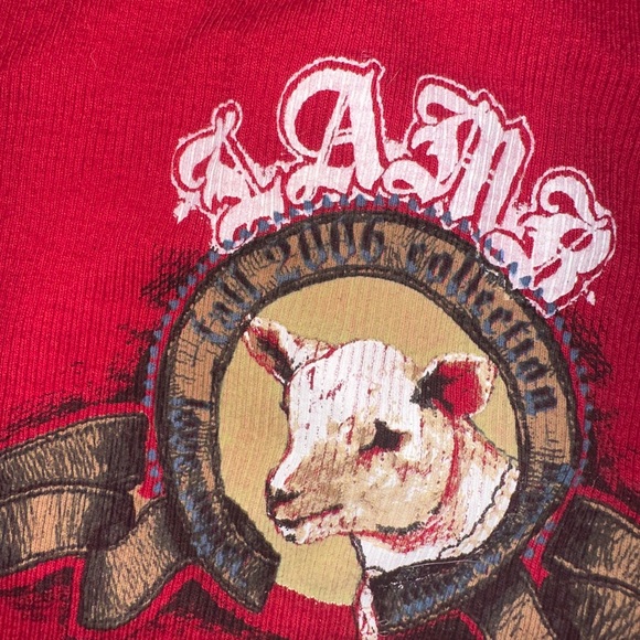 Red Tank Top LaMB Y2K - Picture 3 of 5